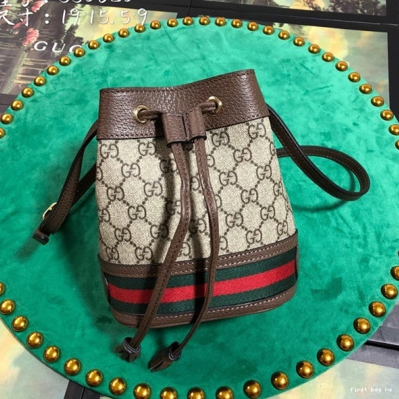First bag ru bucket bag Gucci GG Ophidia 0714